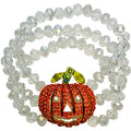 Peter Pumpkin 3 Strand Stretch Bracelet (Silvertone)