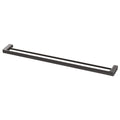 Phoenix Gloss Double Towel Rail 800mm - Brushed Carbon