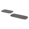 Phoenix Nuage Shower Shelves in Brushed Carbon - The Blue Space
