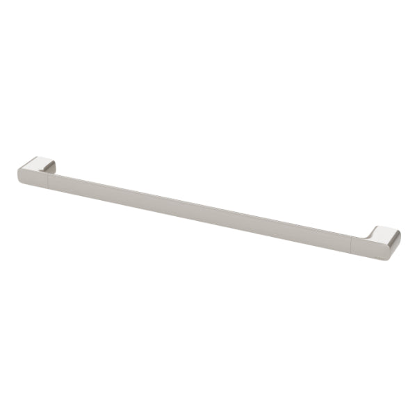 Phoenix Nuage Single Towel Rail 600mm in Brushed Nickel - The Blue Space
