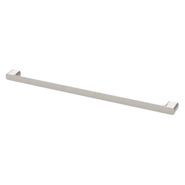 Phoenix Nuage Single Towel Rail 800mm in Brushed Nickel - The Blue Space