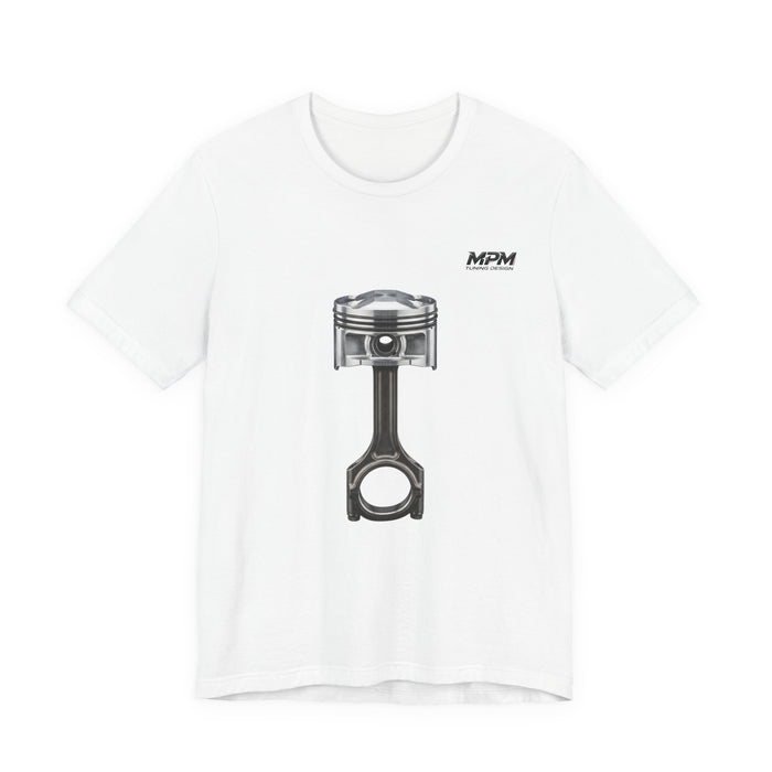 Piston Engine Graphic Tee — Automotive T-Shirt | MPM Tuning Design