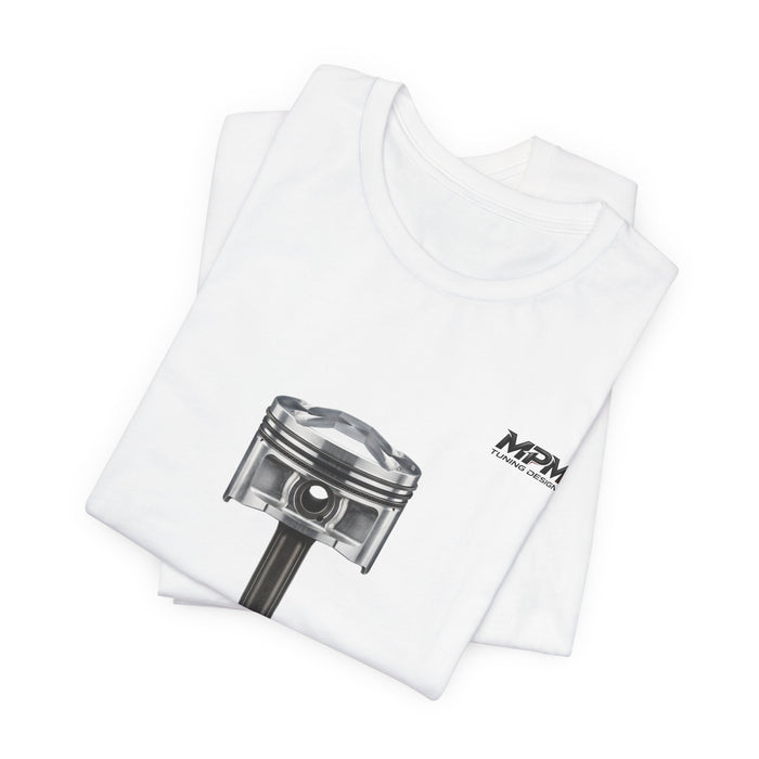 Piston Engine Graphic Tee — Automotive T-Shirt | MPM Tuning Design