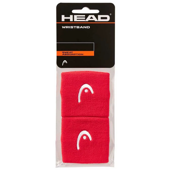 Poignets Éponge Head 2.5" Rouge - Esprit Padel Shop