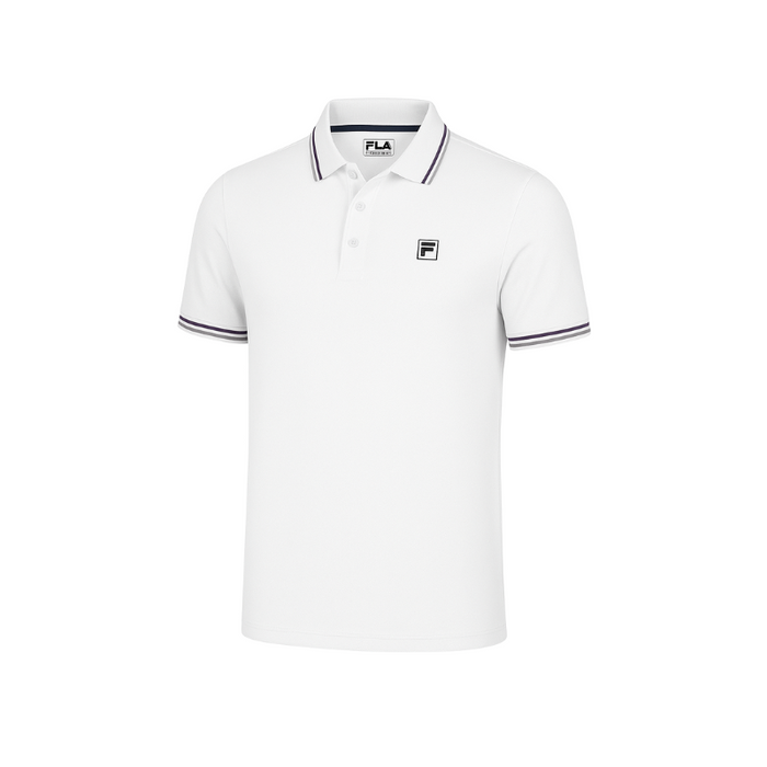 Polo Fila Alejandro Blanc - Esprit Padel Shop