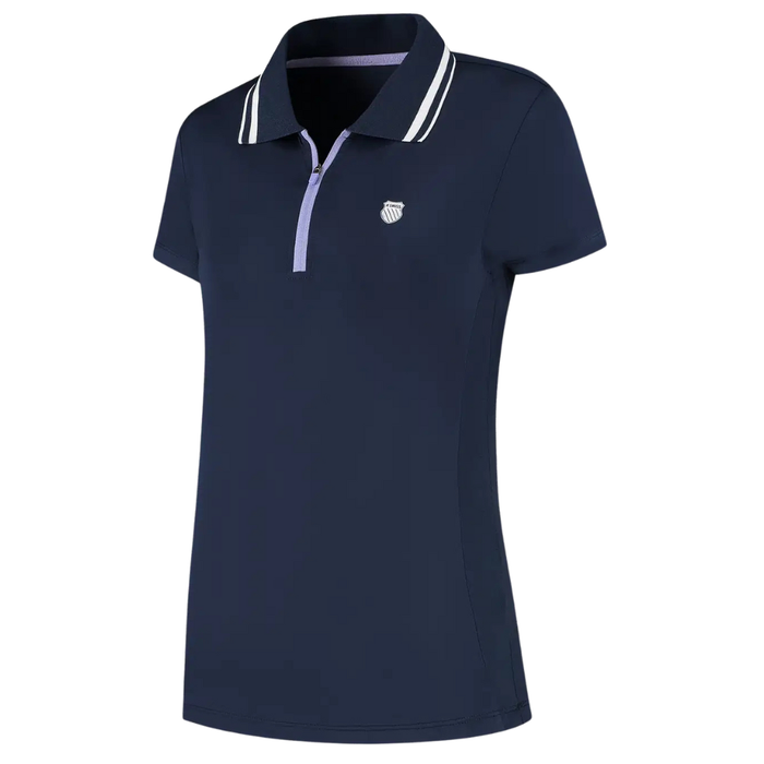 Polo K-Swiss Hypercourt Bleu Marine Femme - Esprit Padel Shop