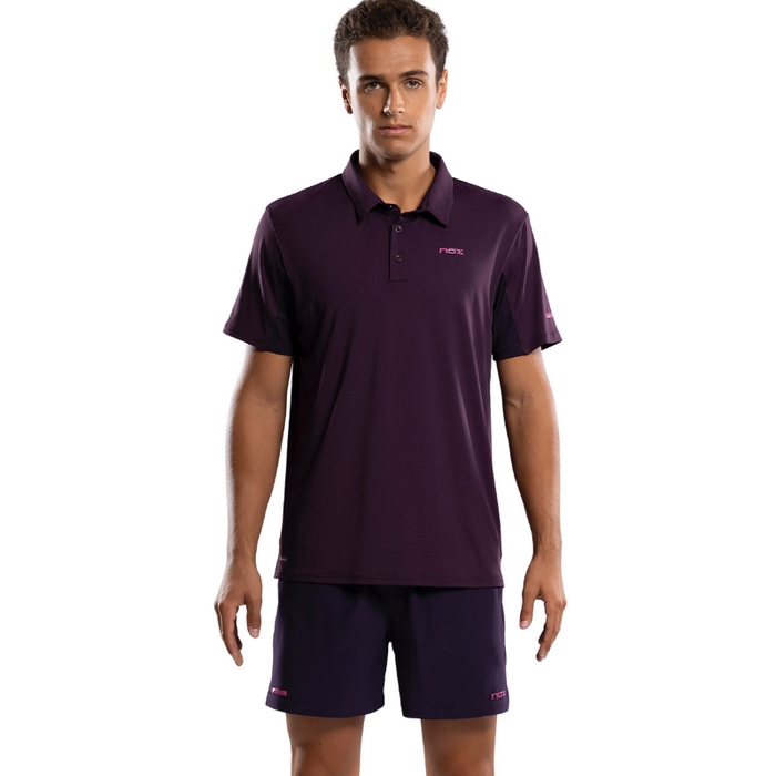 Polo Nox Pro Violet - Esprit Padel Shop
