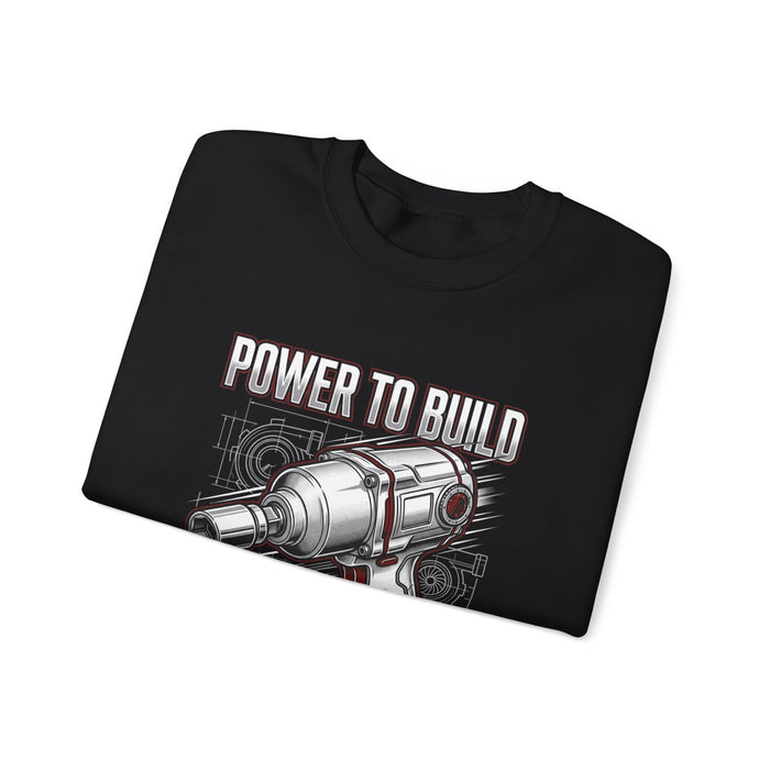 Power Drill Crewneck Sweatshirt for Car Builders | MPM Tuning Design