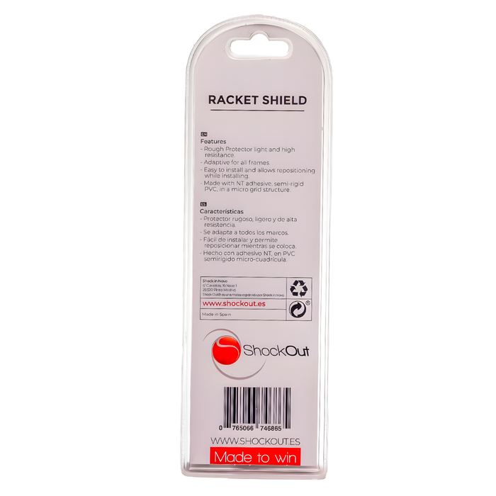 Protection de cadre shockout transparente - Esprit Padel Shop