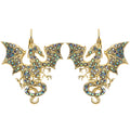 Protector Of The Realm Leverback Earrings (Goldtone)