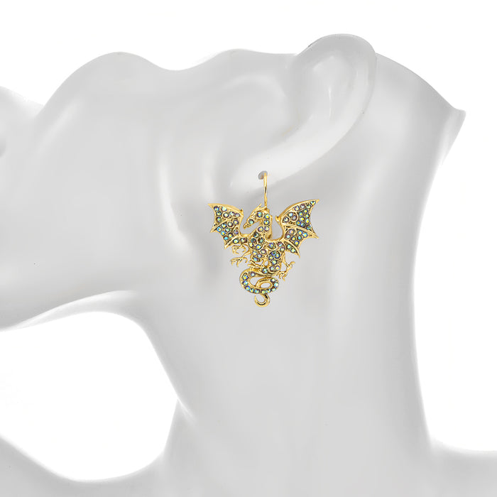 Protector Of The Realm Leverback Earrings (Goldtone)