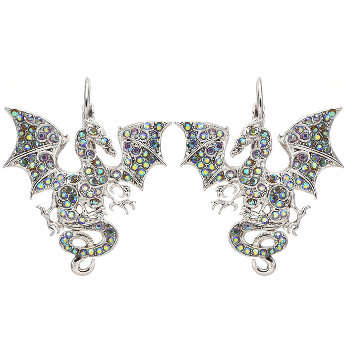 Protector Of The Realm Leverback Earrings (Sterling Silvertone)