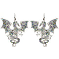 Protector Of The Realm Leverback Earrings (Sterling Silvertone)
