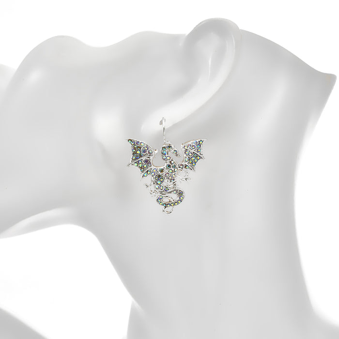 Protector Of The Realm Leverback Earrings (Sterling Silvertone)