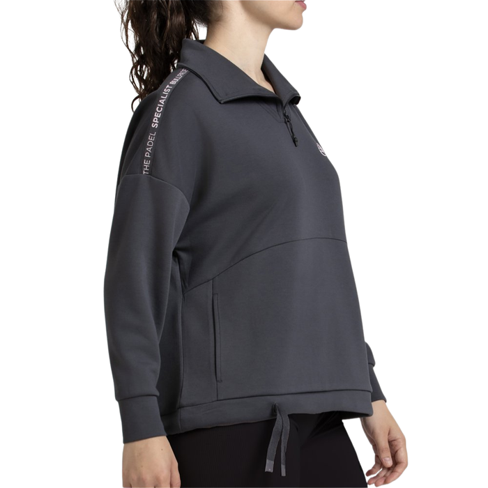 Pull Bullpadel Alasia Noir Femme - Esprit Padel Shop