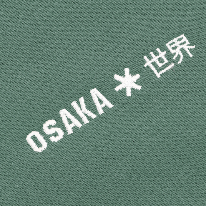 Sweat Osaka Cropped Half Zip Vert Femme - Esprit Padel Shop