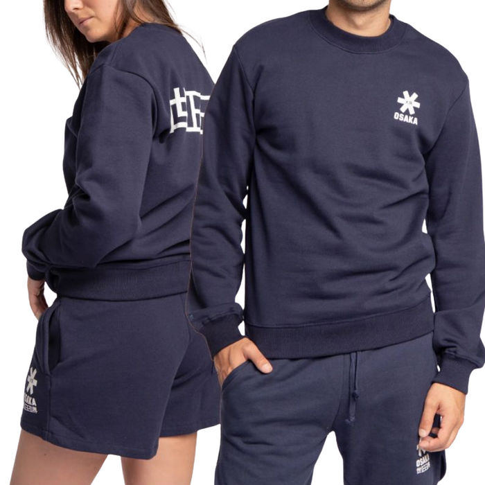 Sweat Osaka Unisex Padel Court Classic Bleu marine - Esprit Padel Shop
