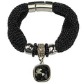 Queen Of Fairyland Magnetic Bracelet (Silvertone/Black)