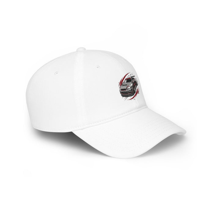 Racing Car Sketch Low Profile Baseball Cap — Car Enthusiast Hat | MPM Tuning Design
