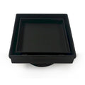 Radiant Tile Insert Square Floor Waste - Matte Black | The Blue Space