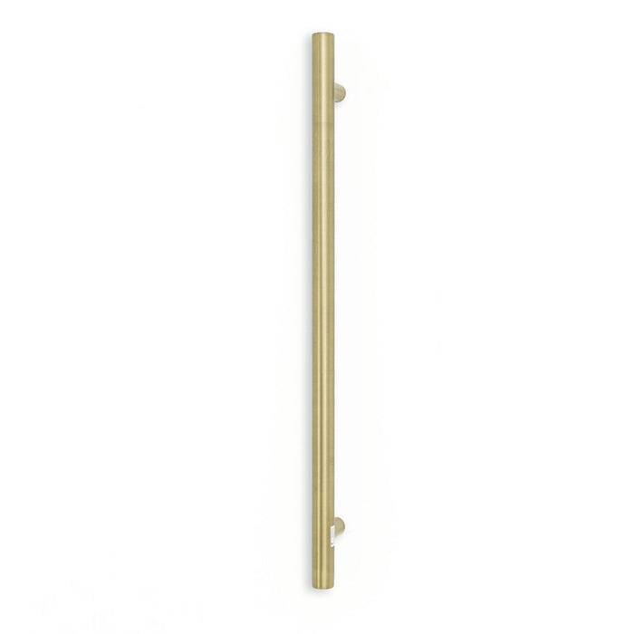 Radiant Heated Vertical towel rail 40 x 950mm Light Gold LG-VTR-950 - The Blue Space