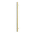 Radiant Heated Vertical towel rail 40 x 950mm Light Gold LG-VTR-950 - The Blue Space