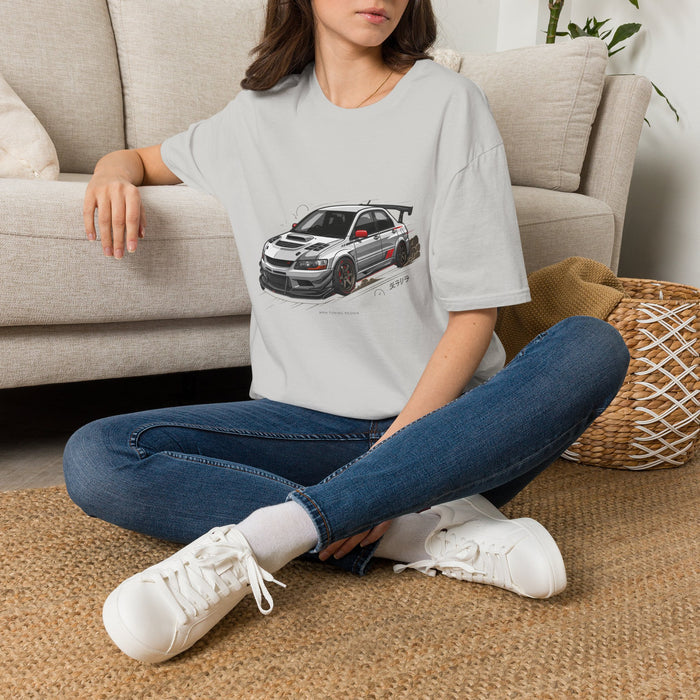 Rally Evo Car T-Shirt — Racing Mitsubishi Lancer Graphic Tee | MPM Tuning Design