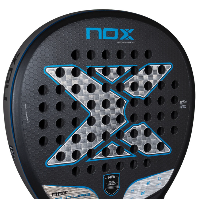 Raquette de padel Nox Future Hybrid 12K Alum NFA Series 2025 - Esprit Padel Shop