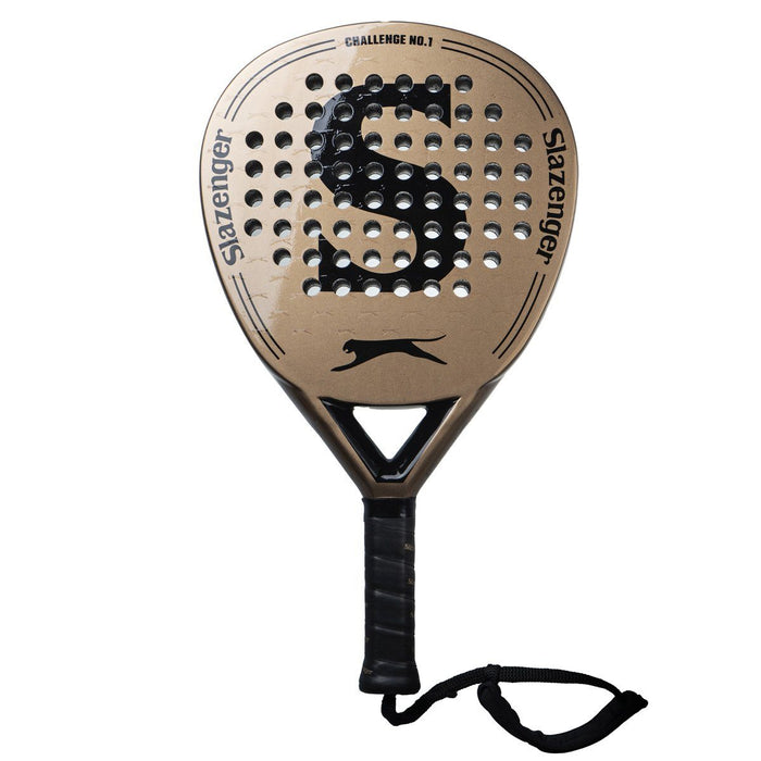Raquette de padel Slazenger haut de gamme couleur or challenge n°1