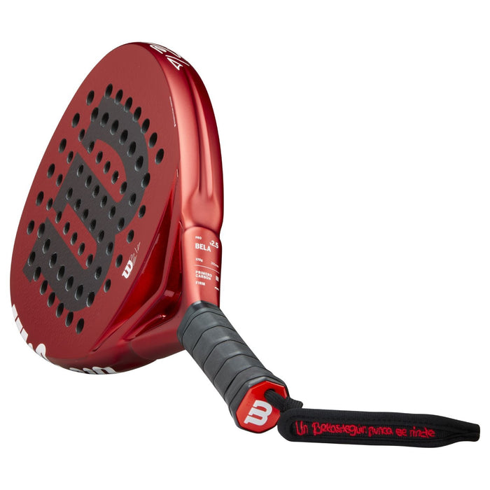 Raquette de padel Wilson Bela Pro V2.5 incliné - Esprit Padel Shop