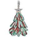 Ribbon Candy Magnetic Enhancer (Sterling Silvertone)