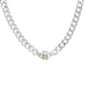 Rock Me Magnetic Interchangeable Necklace (Sterling Silvertone)