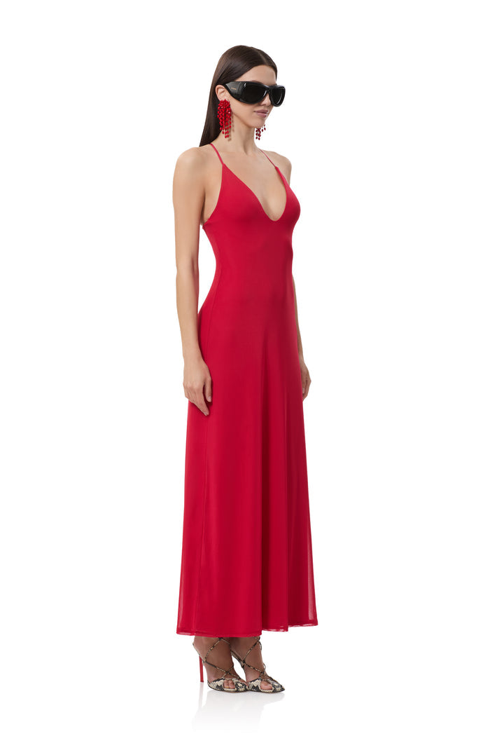 Romy Dress - Kiss Red