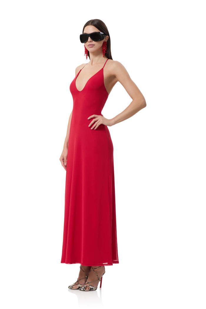 Romy Dress - Kiss Red
