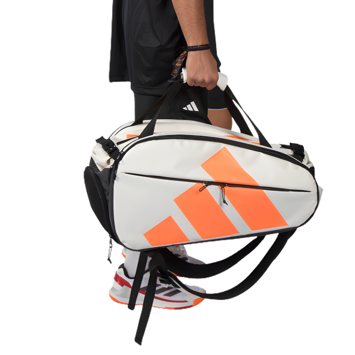 Sac de Padel Adidas Multigame 3.5 Blanc/Orange - Esprit Padel Shop