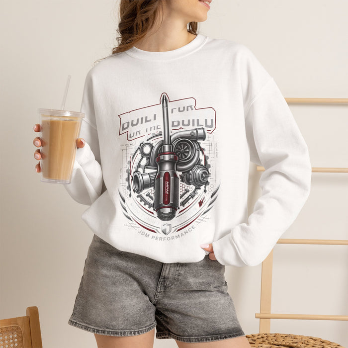 Screwdriver & Gears Mechanic Crewneck Sweatshirt | MPM Tuning Design