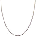 Sensuous Snake Chain 30" Adjustable Slide Necklace (Sterling Silvertone)