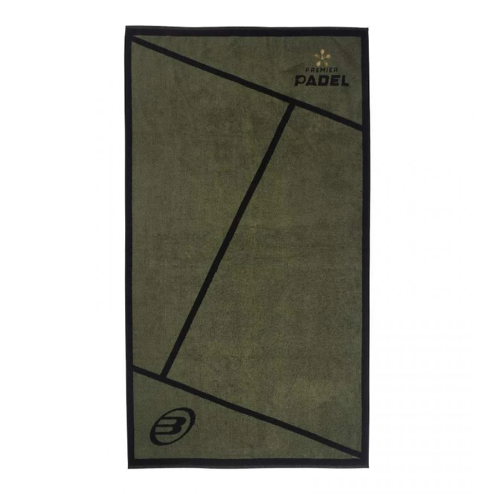 Serviette Bullpadel Premier Padel 100x50cm Vert/Noir - Esprit Padel Shop
