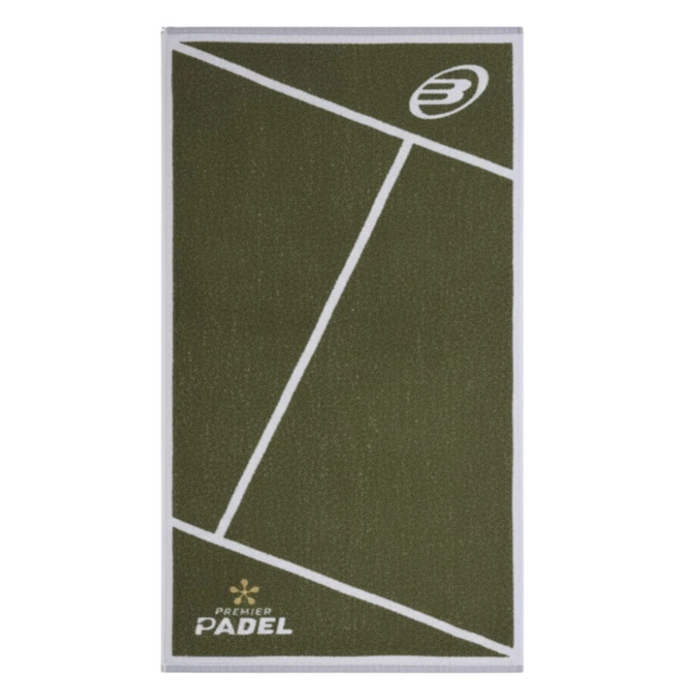 Serviette Bullpadel Premier Padel 150x90cm Vert/Blanc - Esprit Padel Shop