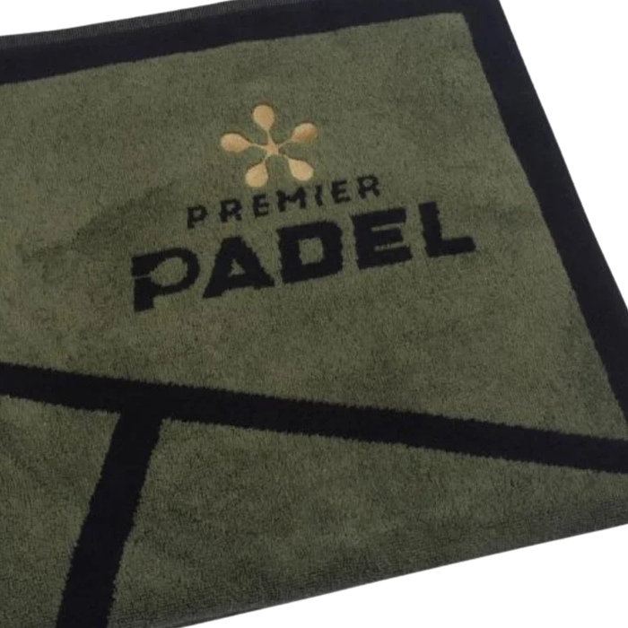 Serviette Bullpadel Premier Padel 150x90cm Vert/Noir - Esprit Padel Shop