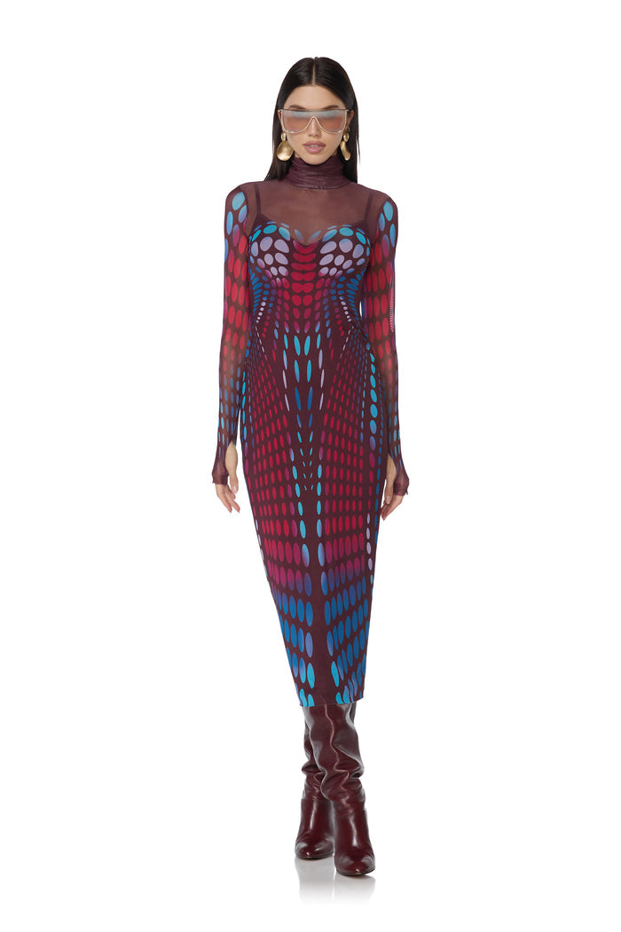 Shailene Dress - Ruby Dots