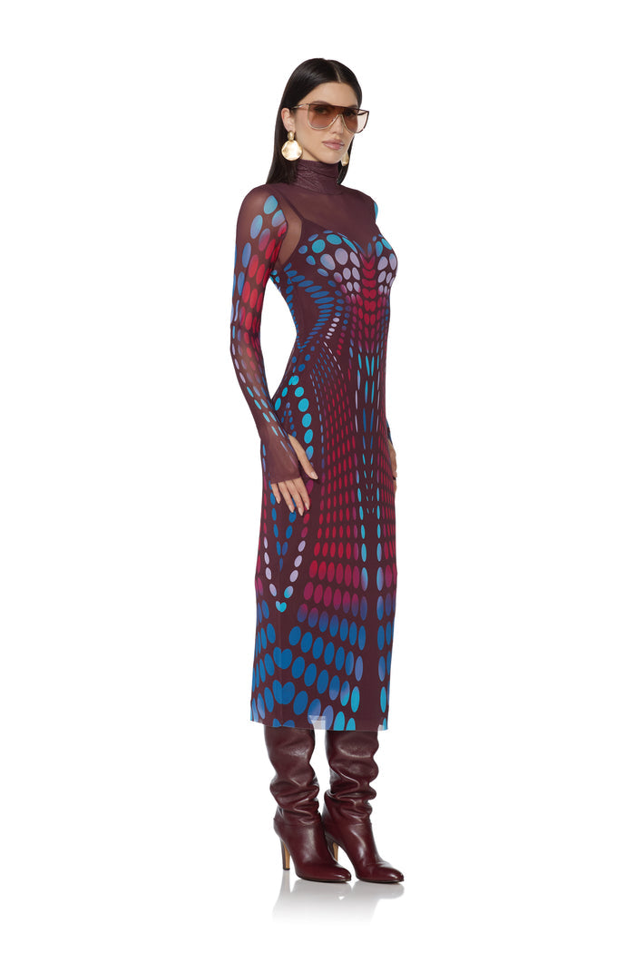 Shailene Dress - Ruby Dots