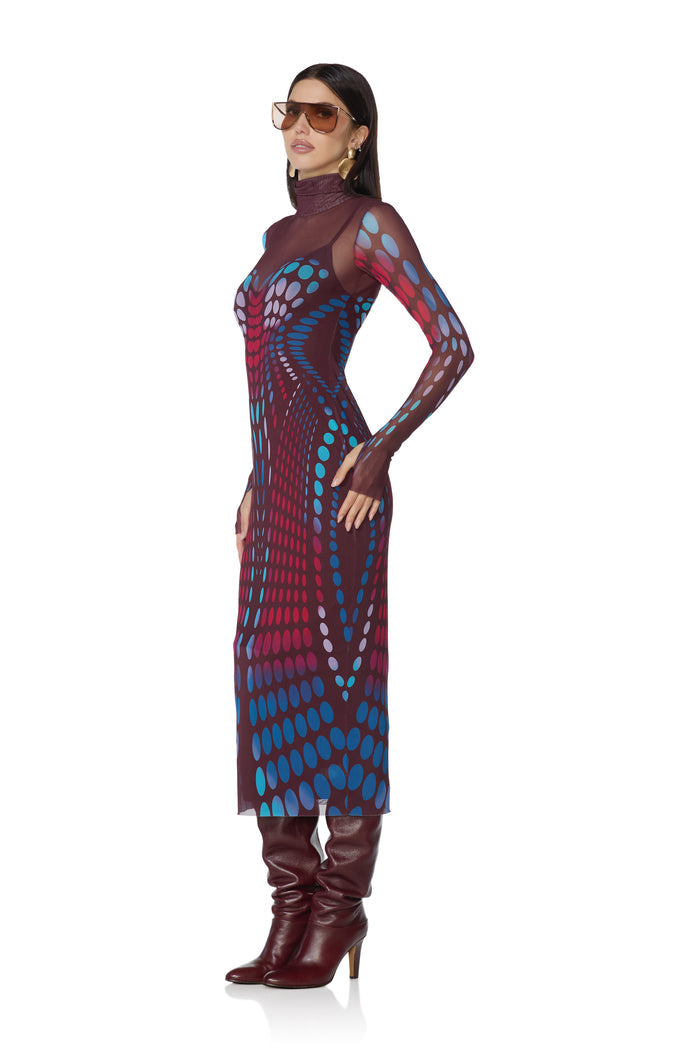 Shailene Dress - Ruby Dots
