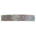 Sheer Bliss 9 Row Large Barrette (Sterling Silvertone)
