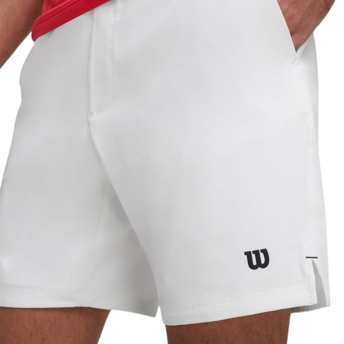 Short Wilson Team 7" Blanc - Esprit Padel Shop