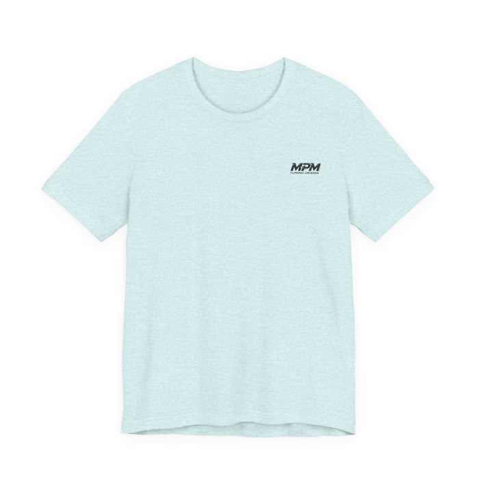 Silver Sports Car Skyline Graphic T-Shirt – MPM Tuning Design