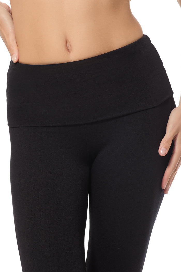 Silvia Foldover Capri - Noir