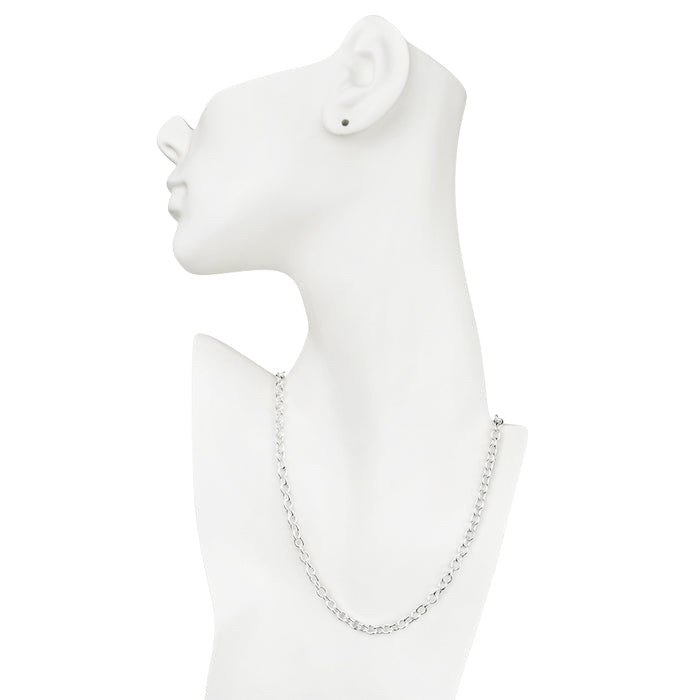 Simply Charming Add A Charm 20" Magnetic Closure Necklace (Sterling Silvertone)