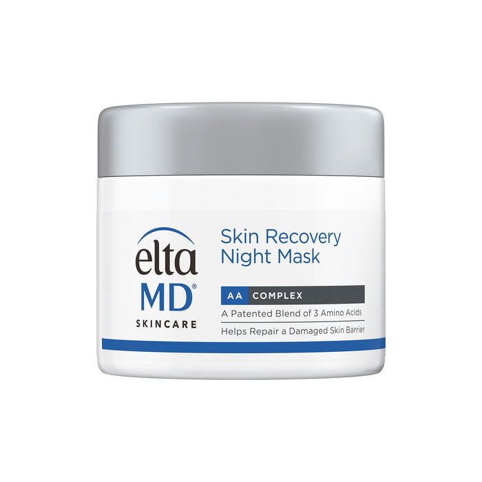Eltma MD Skin Recovery Night Mask jar on a white background