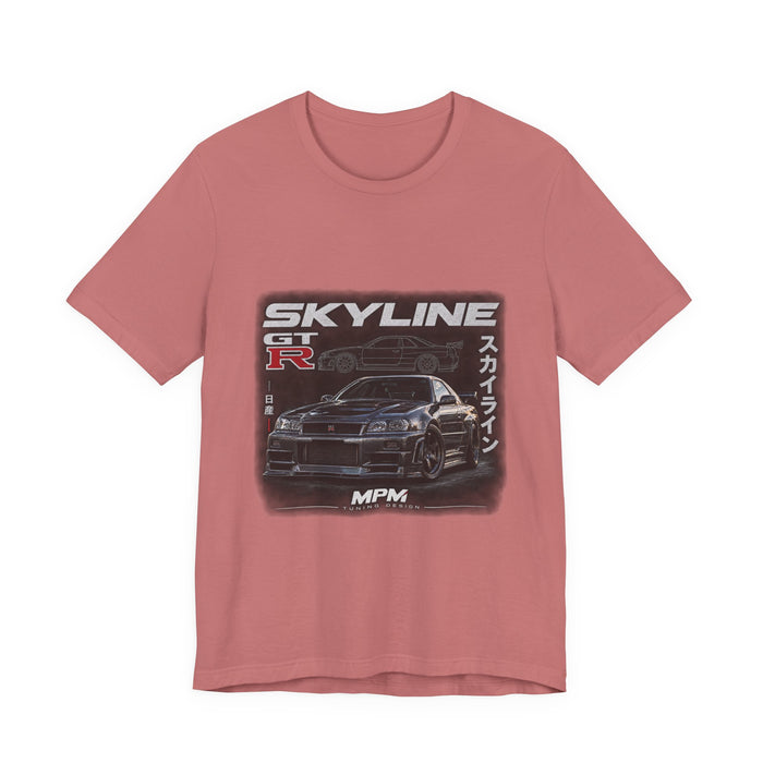 Skyline GT-R Tee — JDM Nissan Car Graphic T-Shirt